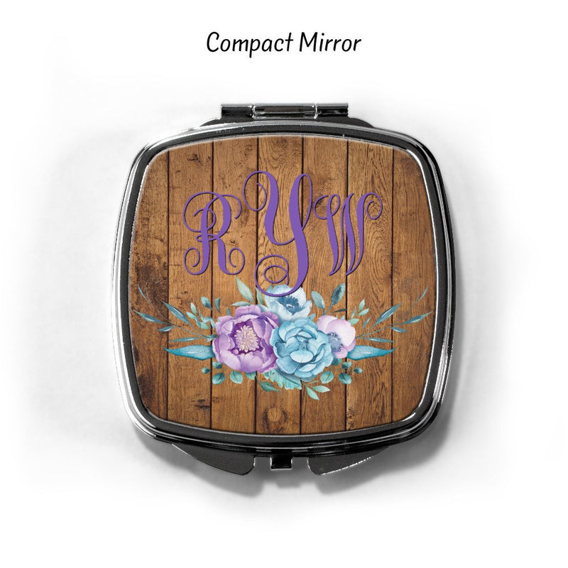 Boho Personalized Compact Mirror CP42