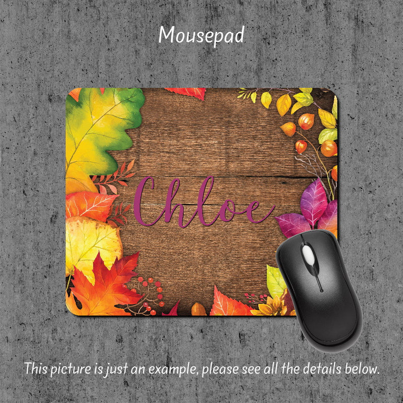Autumn Personalized Mousepad, Mouse Pad, MP39