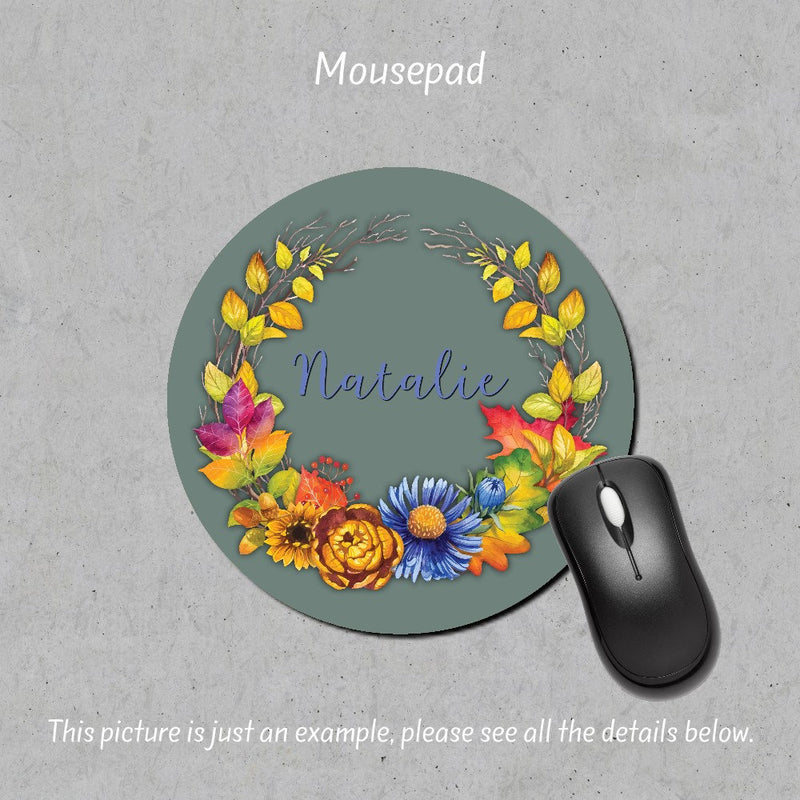 Autumn Personalized Mousepad, Mouse Pad, MP42