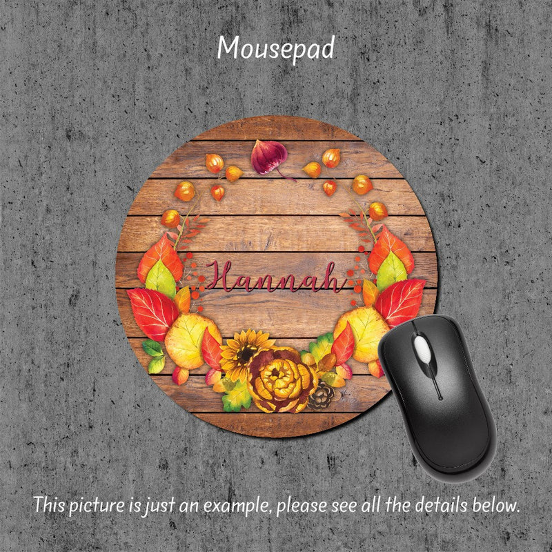 Autumn Personalized Mousepad, Mouse Pad, MP46