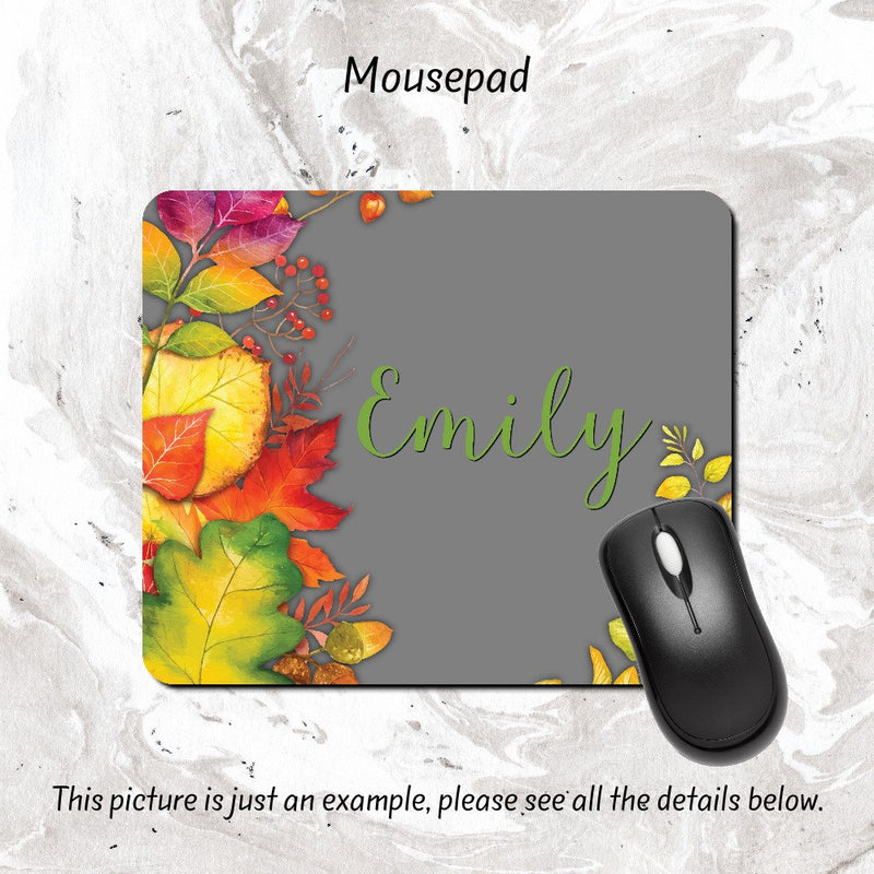 Autumn Personalized Mousepad, Mouse Pad, MP44