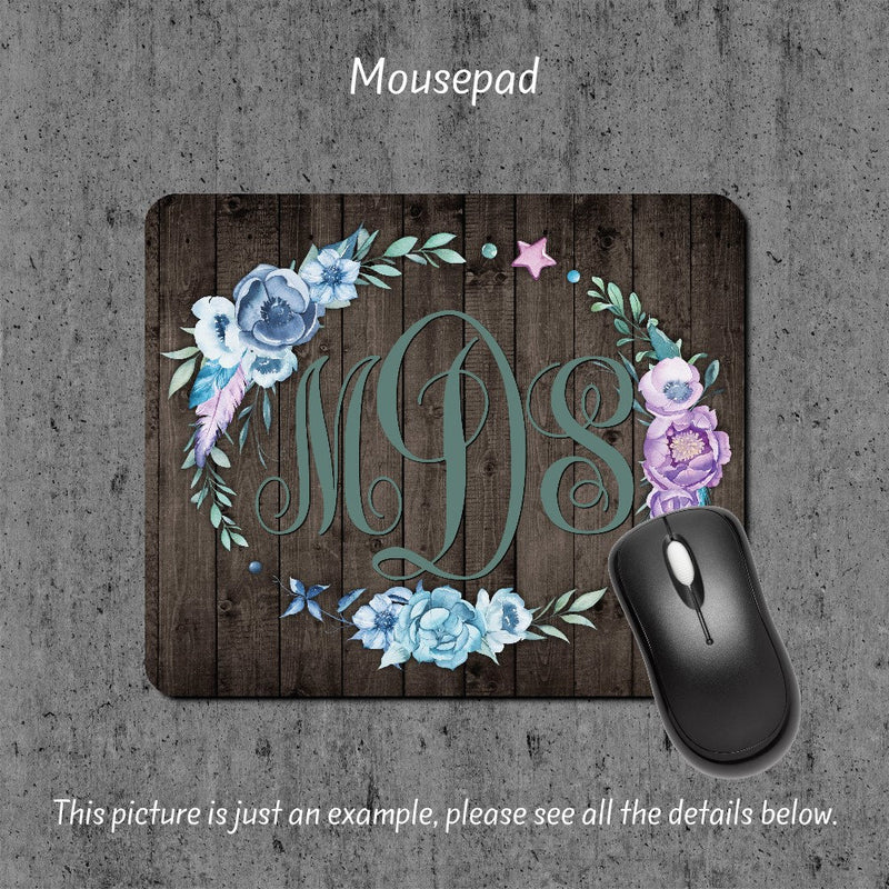 Boho Personalized Mousepad, Mouse Pad, MP58