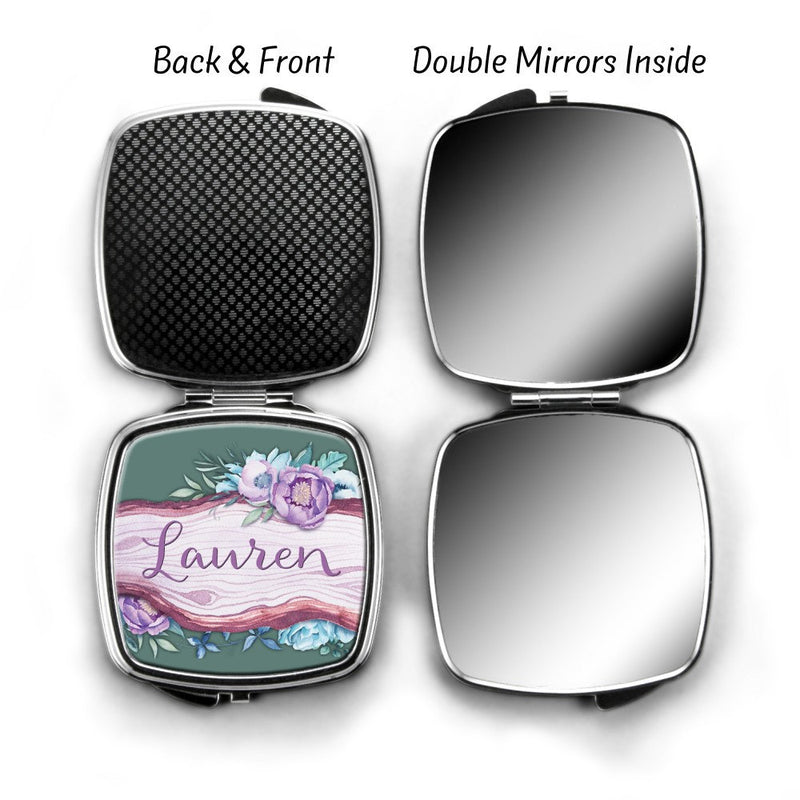 Boho Personalized Compact Mirror CP44