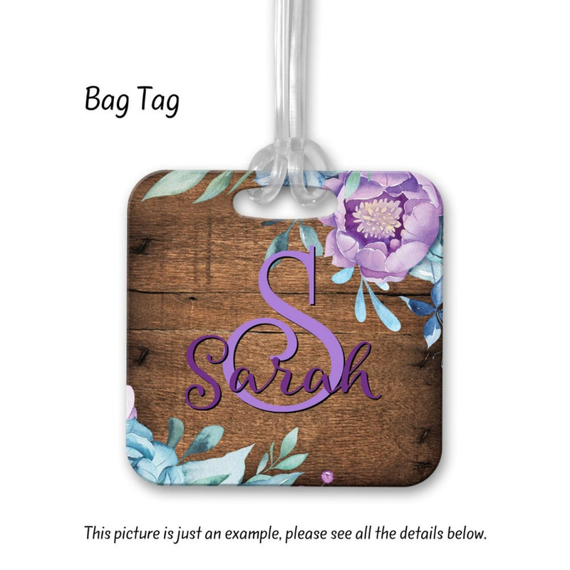 Boho Personalized Bag Tags, BA14