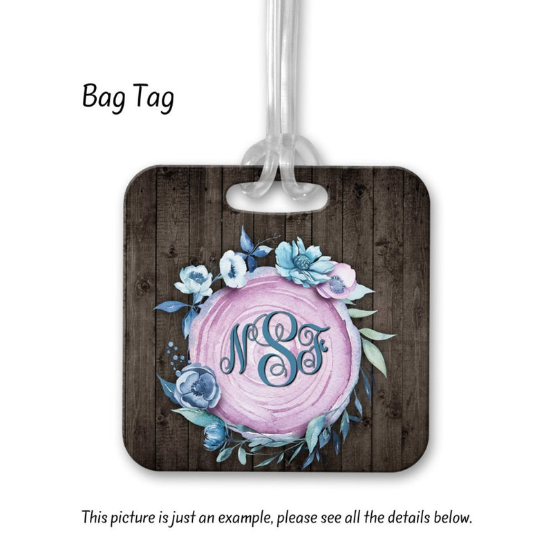 Boho Personalized Bag Tags, BA17