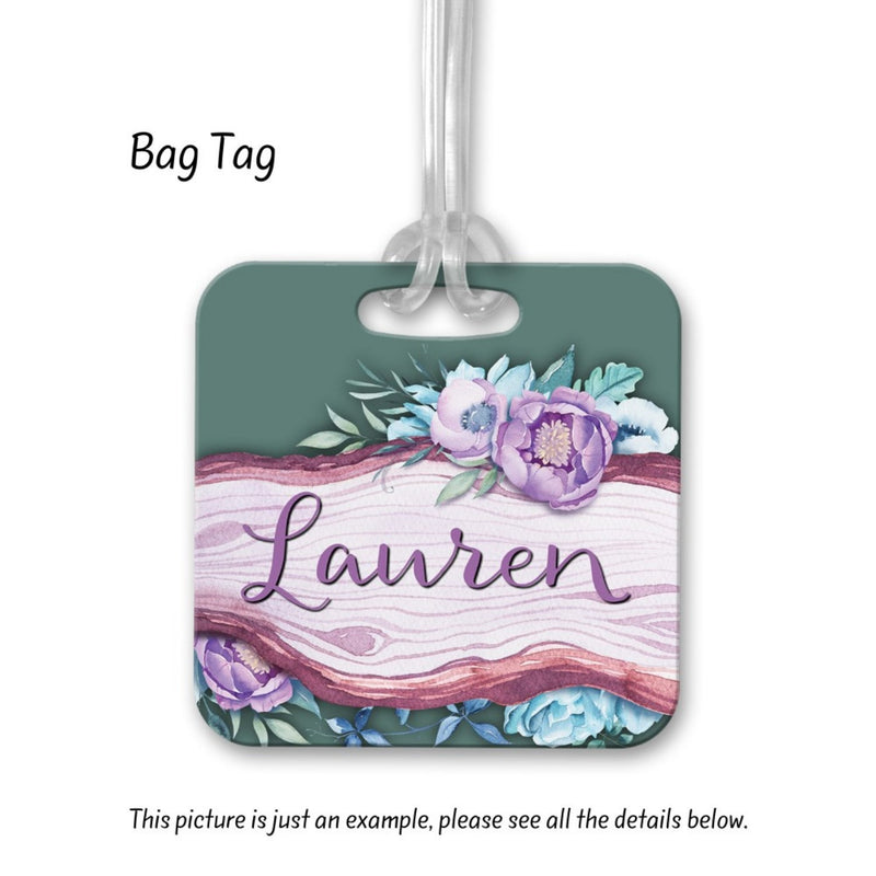 Boho Personalized Bag Tags, BA18
