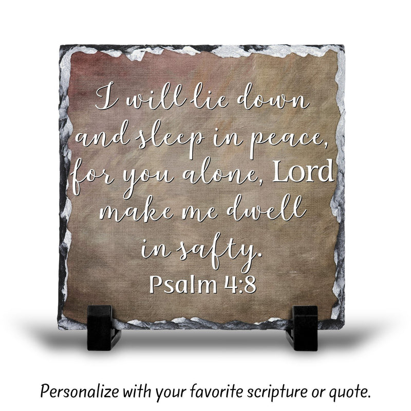 Slate Sign, Scripture Sign, Slate Plaque, Wedding Gift, Anniversary Gift, Personalized Plaque, Home Decor, Wall Decor, Scripture, Slate - The Letter Gift Shop
