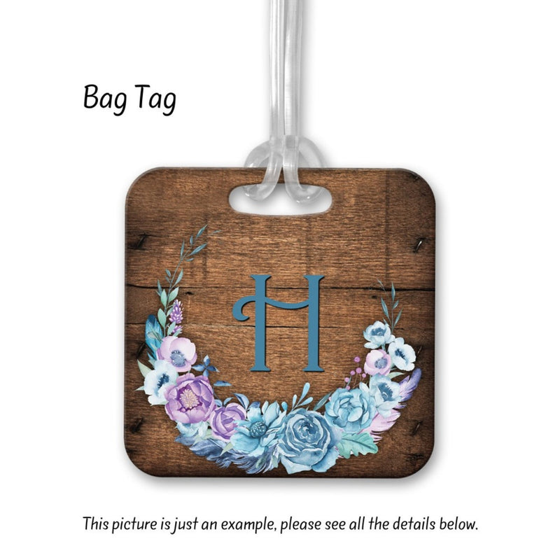 Boho Personalized Bag Tags, BA19