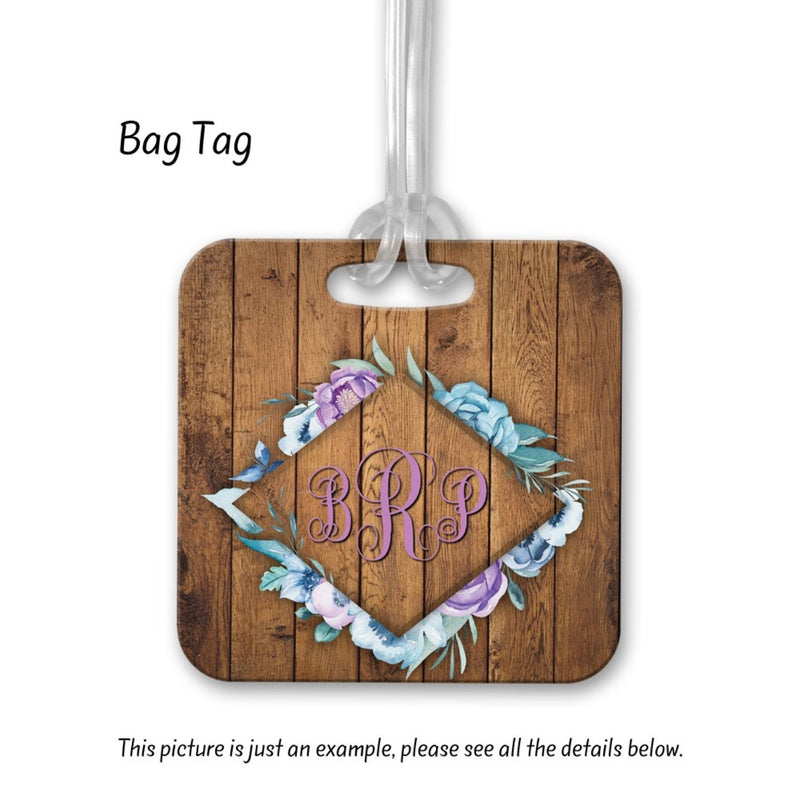 Boho Personalized Bag Tags, BA21