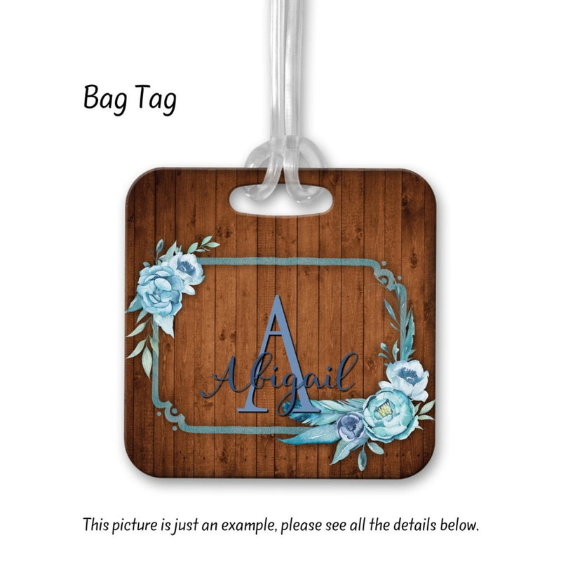 Boho Personalized Bag Tags, BA22