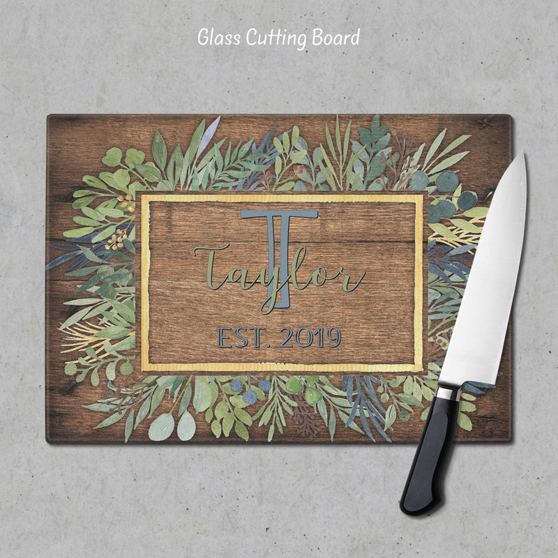 Personalized Glass Cutting Board, GC28