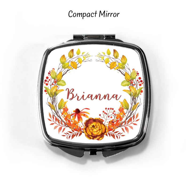 Autumn Personalized Compact Mirror CP64