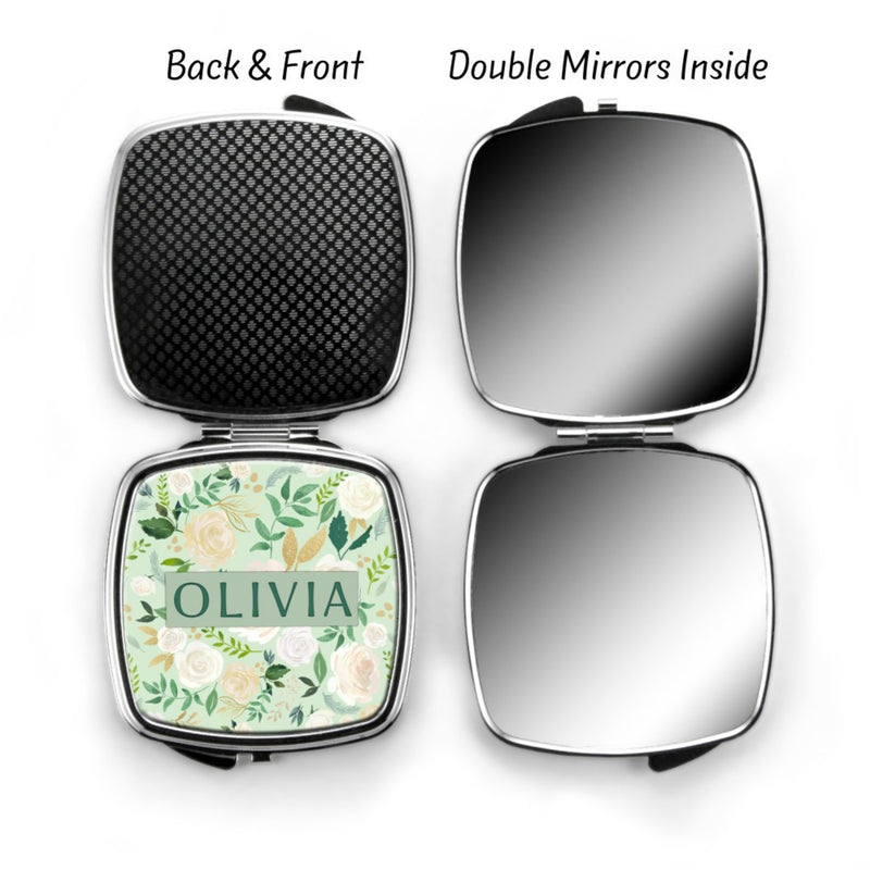 Flowers Compact Mirror CP67