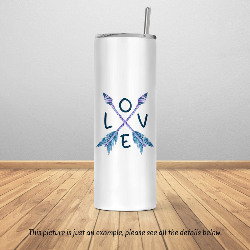 I Love Us, Forever My Valentine, Valentines Day, Skinny Tumbler, Mothers Day Gift, Unique Gifts, Gift for Mom, Sister Gift, DS23