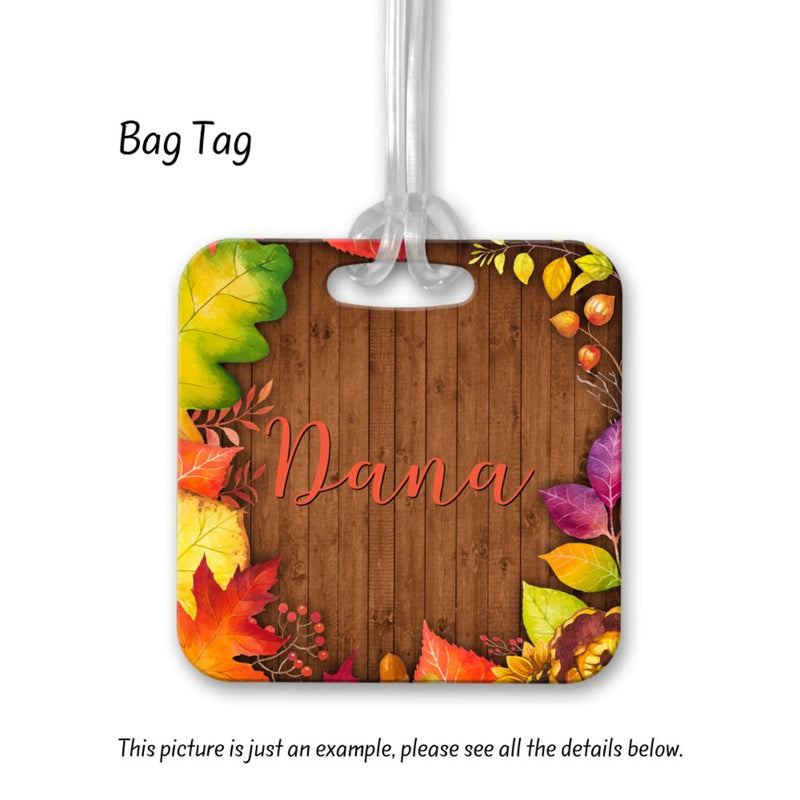 Autumn Personalized Bag Tags,BA26