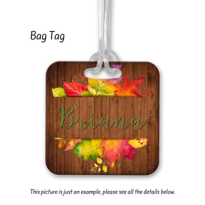 Autumn Personalized Bag Tags, BA30