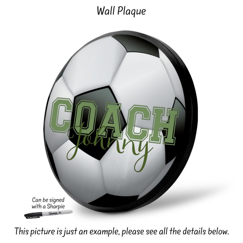 Soccer Coach Plaque, SP13
