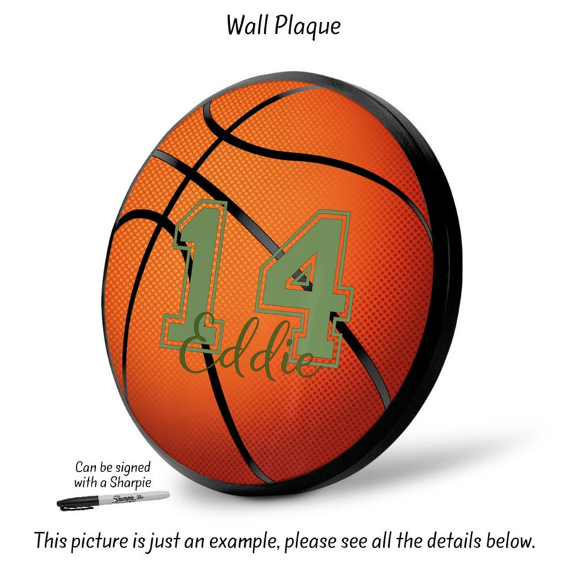 Basketball Plaque, SP08