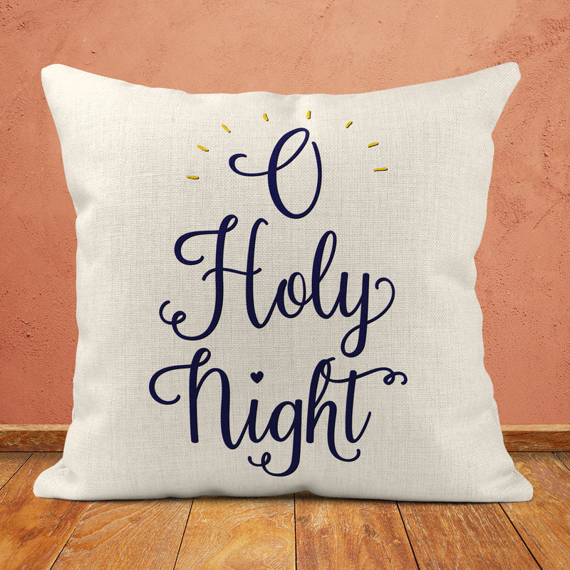 O Holy Night, Custom Pillow, Gift for Couples, PI32