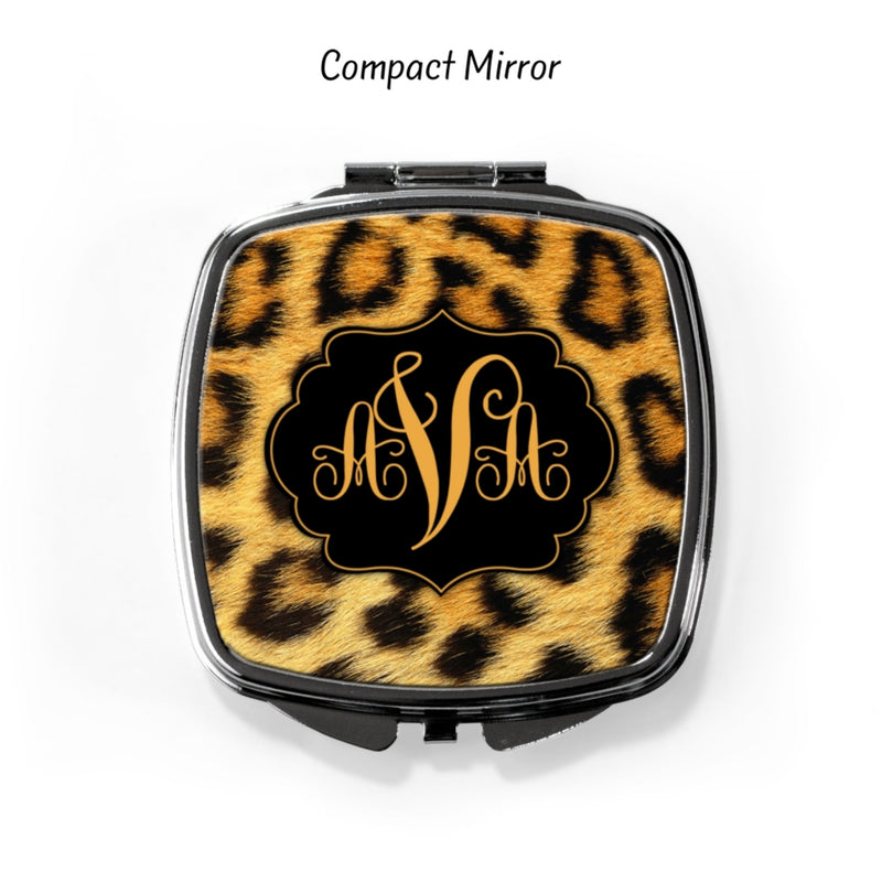 Leopard Print Compact Mirror CP78