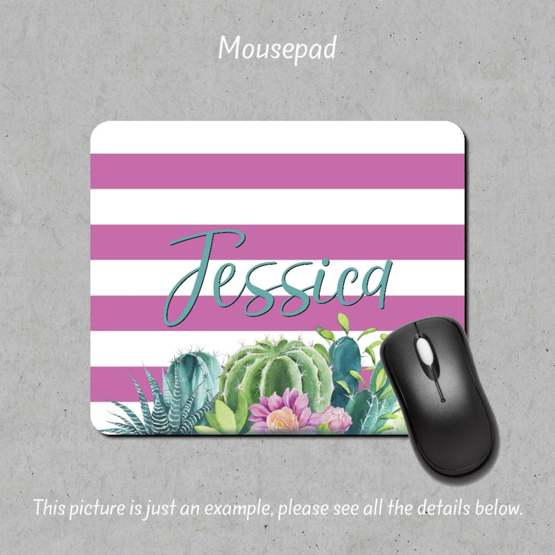 Cactus Personalized Mousepad, Mouse Pad, MP77