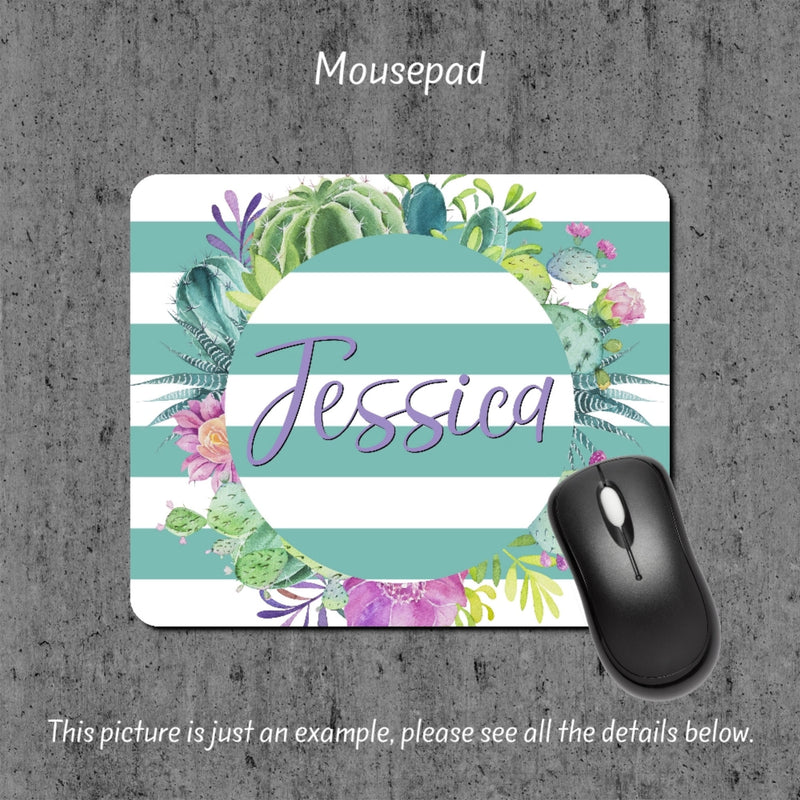 Cactus Personalized Mousepad, Mouse Pad, MP78