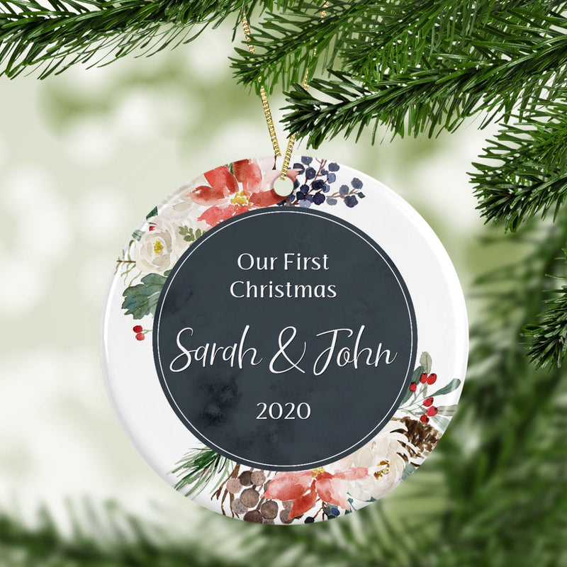 Christmas Ornaments - Our First Christmas - PO03