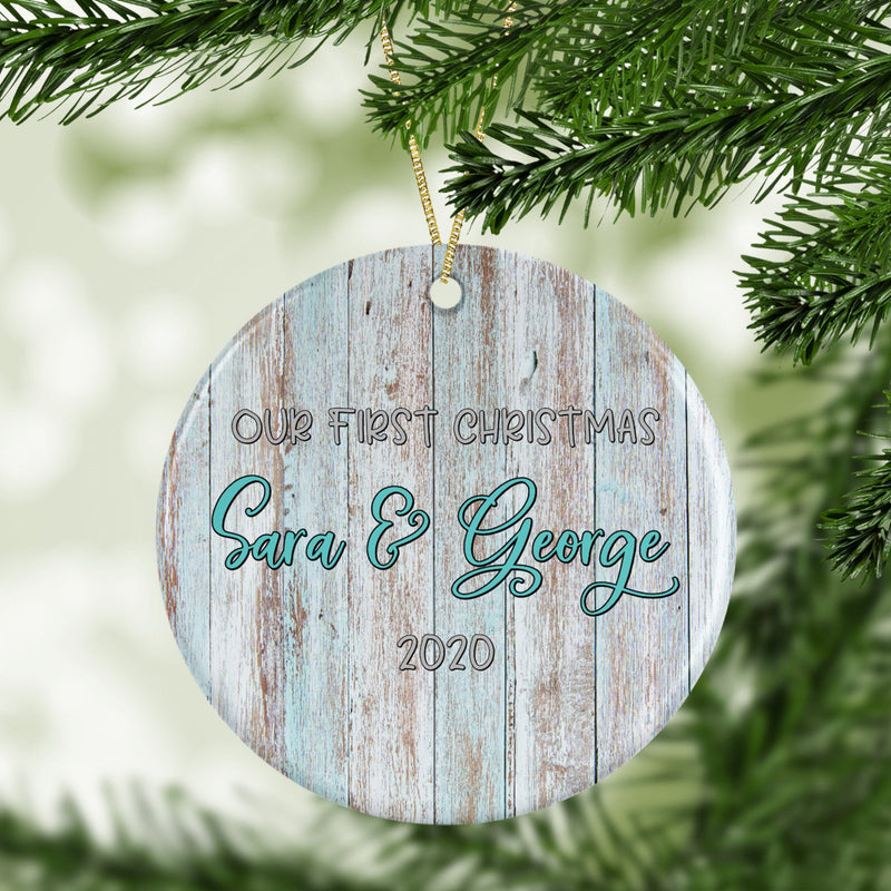 Christmas Ornaments - Our First Christmas - PO14