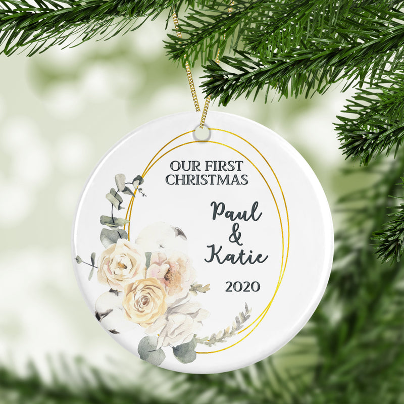 Christmas Ornaments - Our First Christmas - PO06