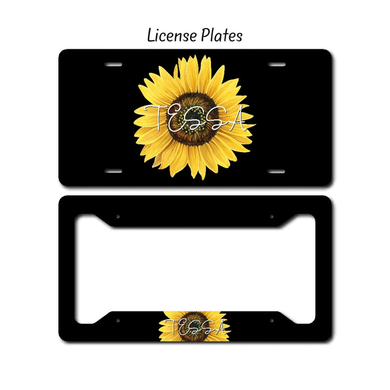 Sunflower License Plate, LP79
