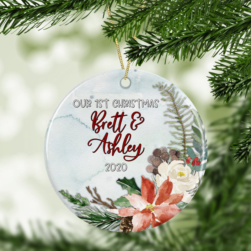 Christmas Ornaments - Our First Christmas - PO26