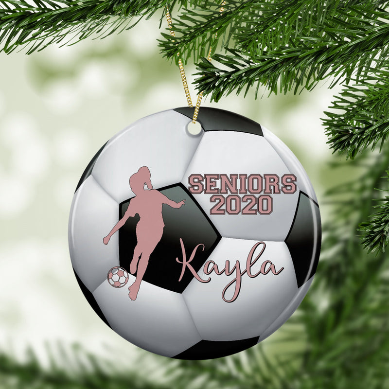 Soccer Christmas Ornaments - Holiday Ornaments - Personalized Ornament - Soccer Gift - PO29
