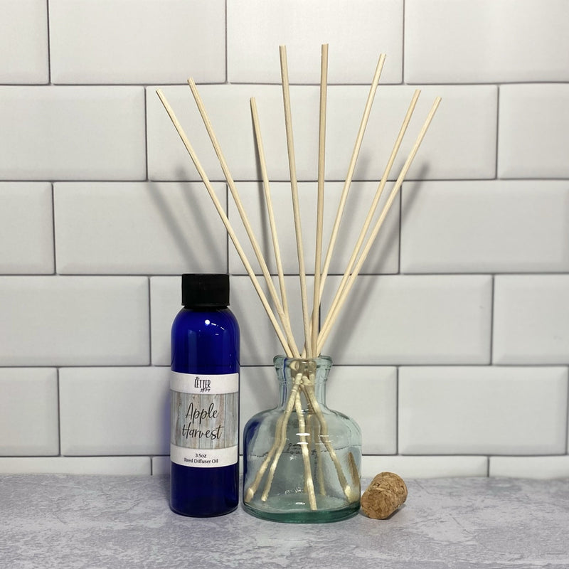 Reed Diffuser - Apple Harvest - Oil Diffuser, Reed Diffuser Refill, Diffuser Refill, Rattan Reeds
