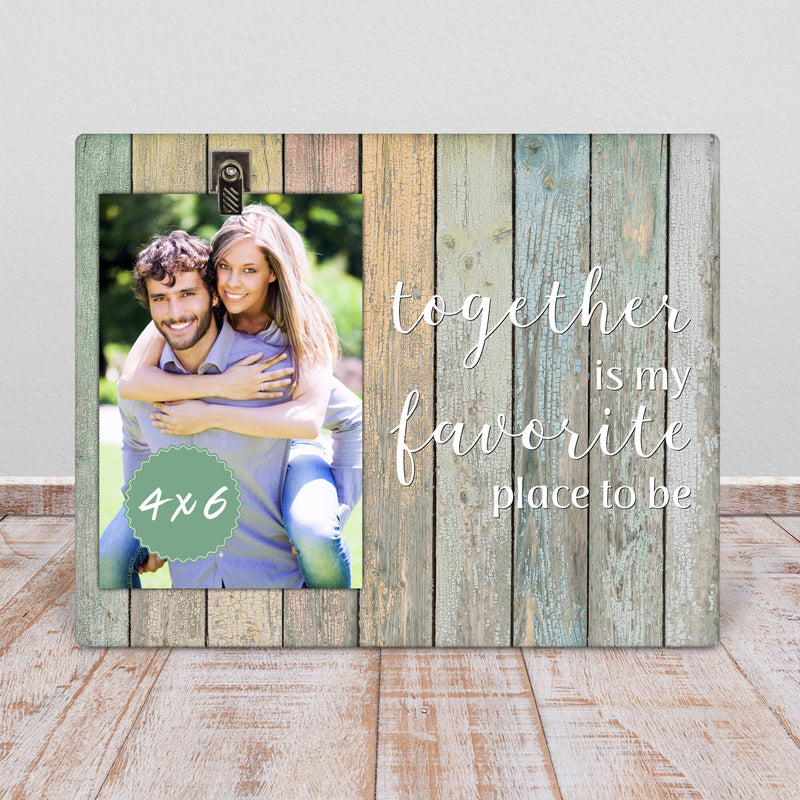 Engagement Picture Frame - Ideal Gift for Couples, Weddings, Anniversaries, and Bridal Showers