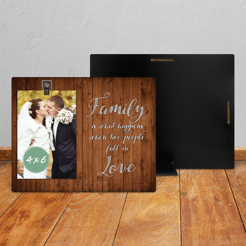 Custom Family Picture Frame - A Unique Family Gift & Anniversary Keepsake