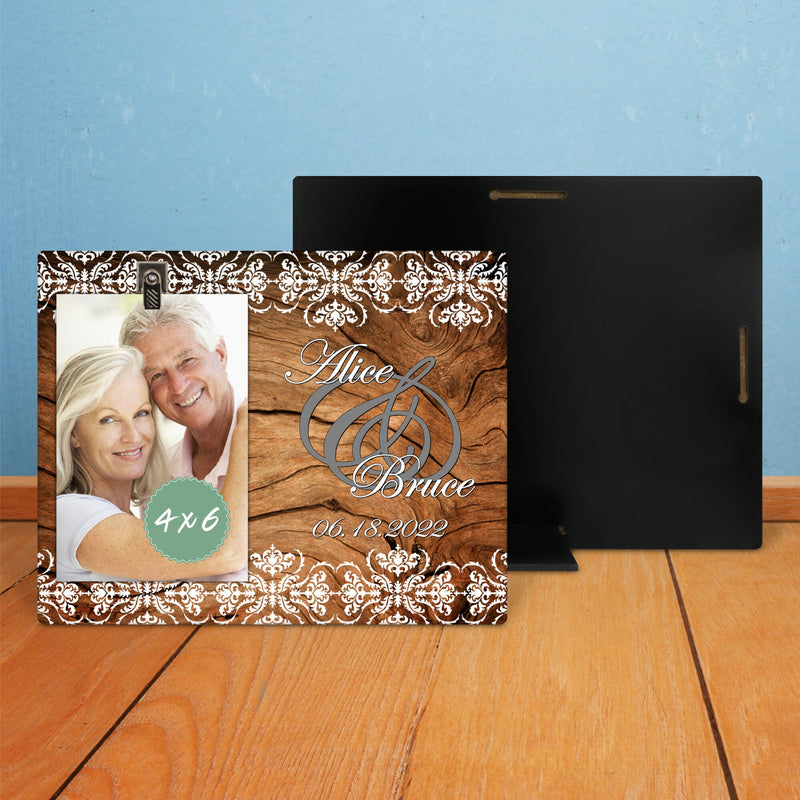8x10 Personalized Wedding Picture Frame - Unique Bridal Shower/Engagement/Anniversary Gift