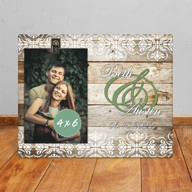 Personalized Mr And Mrs Custom Wedding Frame: Perfect Couples, Engagement, and Bridal Gift