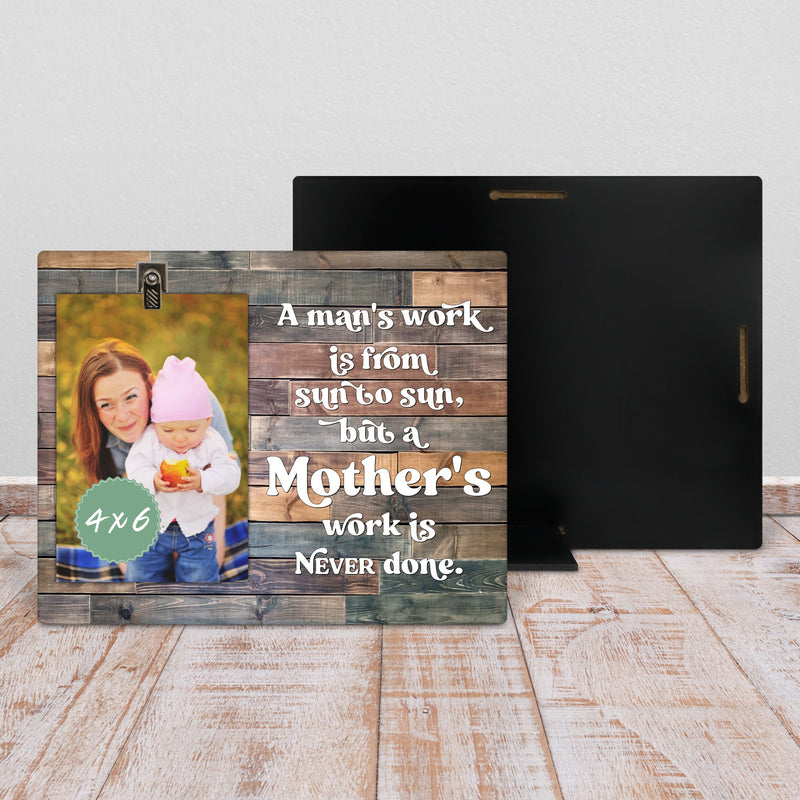 Mom Picture Frame - Unique Gift from Daughter, Perfect New Mother, Grandma, & Godmother Gift, 8x10