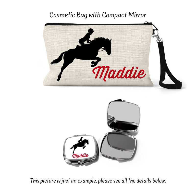 Horse Riding, Equestrian, Horse Riding Gifts, Equestrian Gifts, Horse Gifts, Gift for Horse Lover, Cosmetic Bag, Gift For Her, CO71