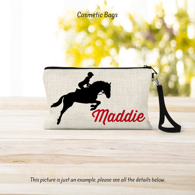 Horse Riding, Equestrian, Horse Riding Gifts, Equestrian Gifts, Horse Gifts, Gift for Horse Lover, Cosmetic Bag, Gift For Her, CO71