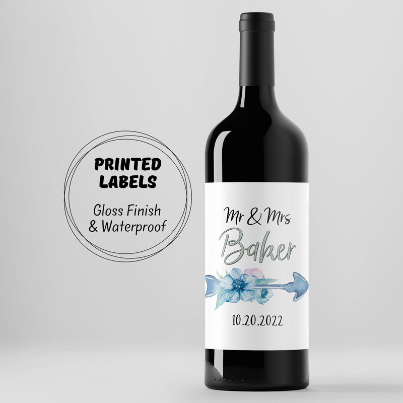 Wine Label, Wine Bottle Labels, Wedding Wine Label, Wedding Champagne, Wedding Label, Custom Wine Label, Champagne Label