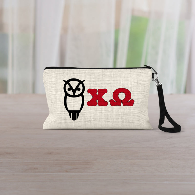 Chi Omega Sorority Makeup Bag – Ideal Greek Gifts for Big Little Sorority Sisters