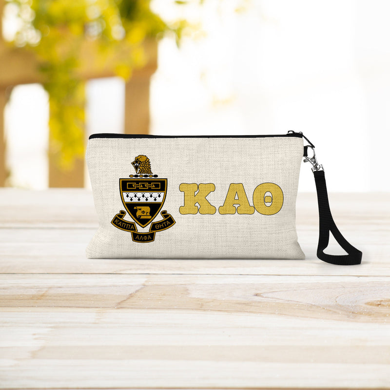 Kappa Alpha Theta Sorority Makeup Bag – Ideal Greek Gifts for Big Little Sorority Sisters