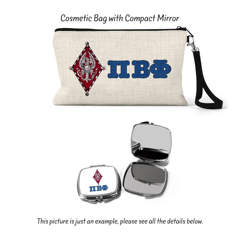 Pi Beta Phi Sorority Makeup Bag – Ideal Greek Gifts for Big Little Sorority Sisters