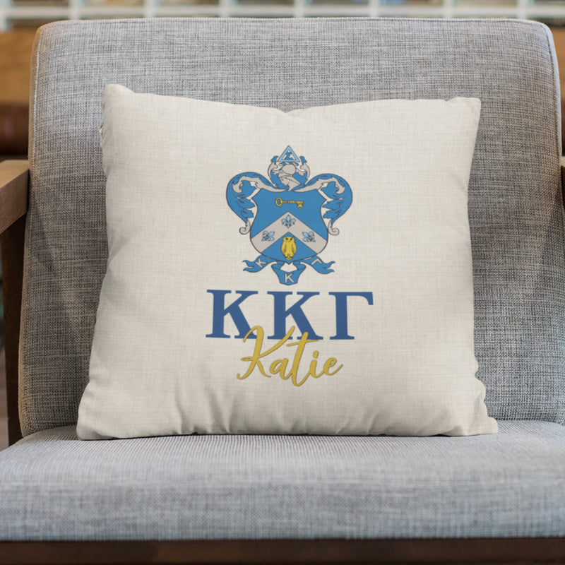 Kappa Kappa Gamma Sorority Pillow - Perfect Big Little Gift!
