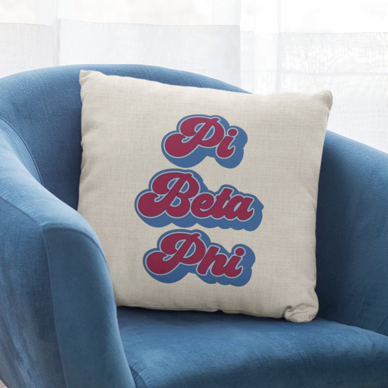 Pi Beta Phi Sorority Pillow - Perfect Big Little Gift!