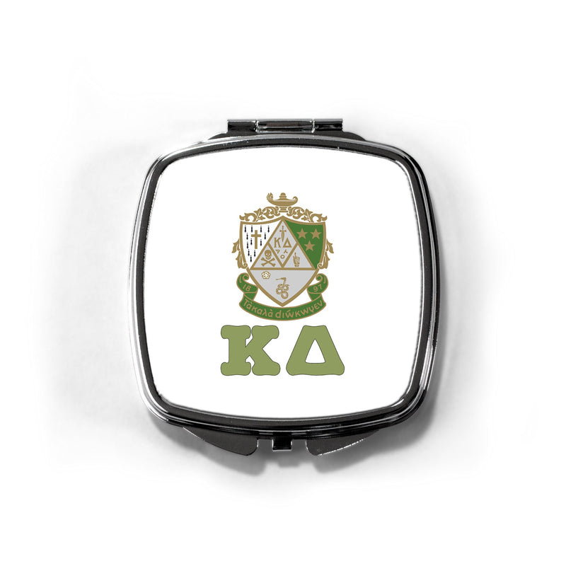 Kappa Delta Sorority Pocket Mirror - Greek Letters Makeup Compact
