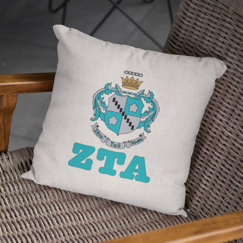 Zeta Tau Alpha Sorority Pillow - Perfect Big Little Gift!
