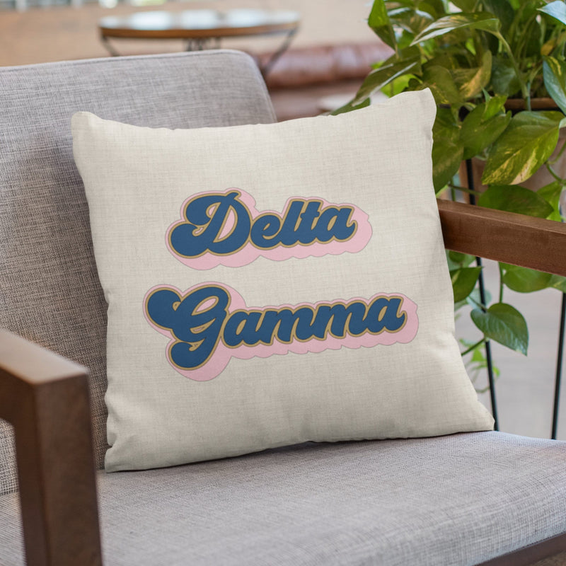 Delta Gamma Sorority Pillow - Perfect Big Little Gift!